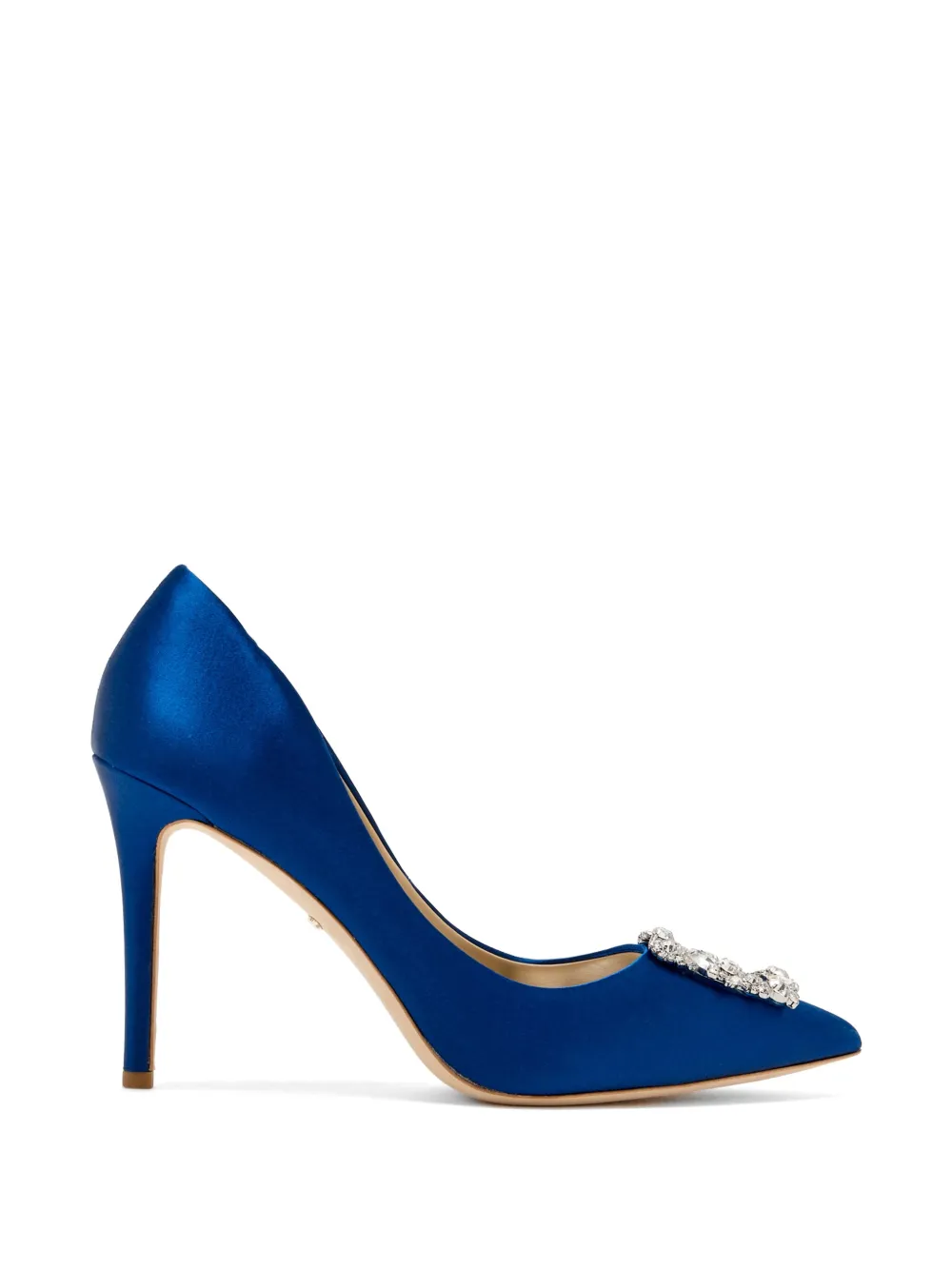 Badgley Mischka Cher crystal-embellishment pumps Blauw