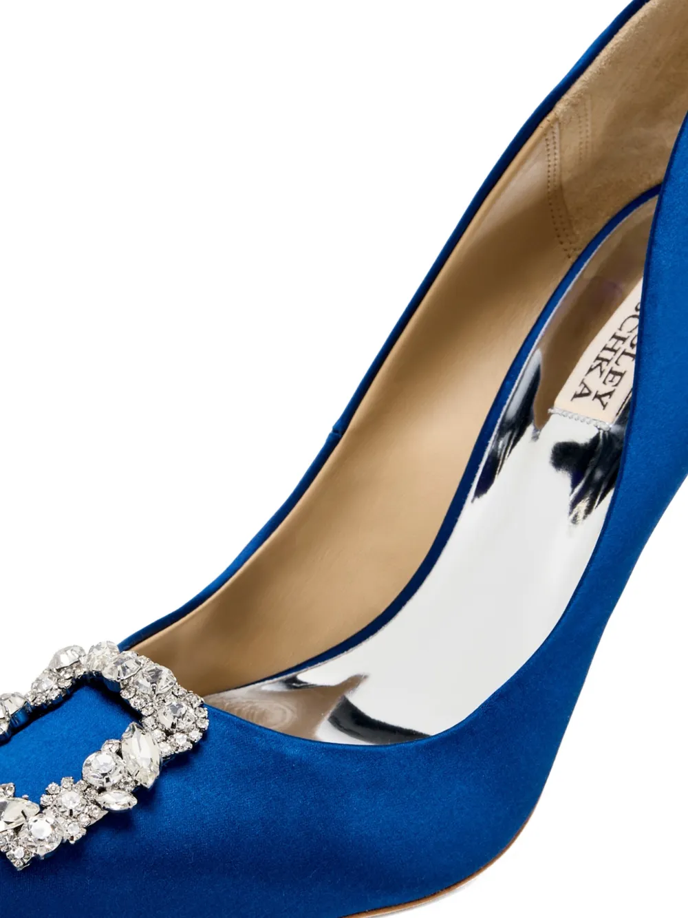Badgley Mischka Cher crystal-embellishment pumps Blauw