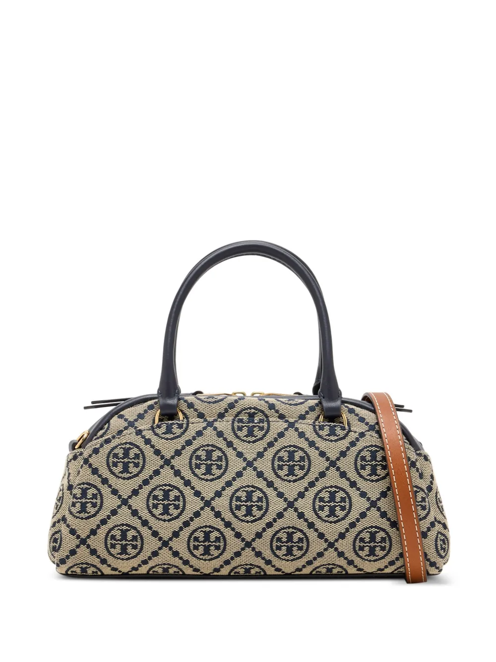 Tory Burch logo-pattern mini bag - Blu