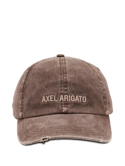 Axel Arigato distressed-effect logo-embroidery baseball cap