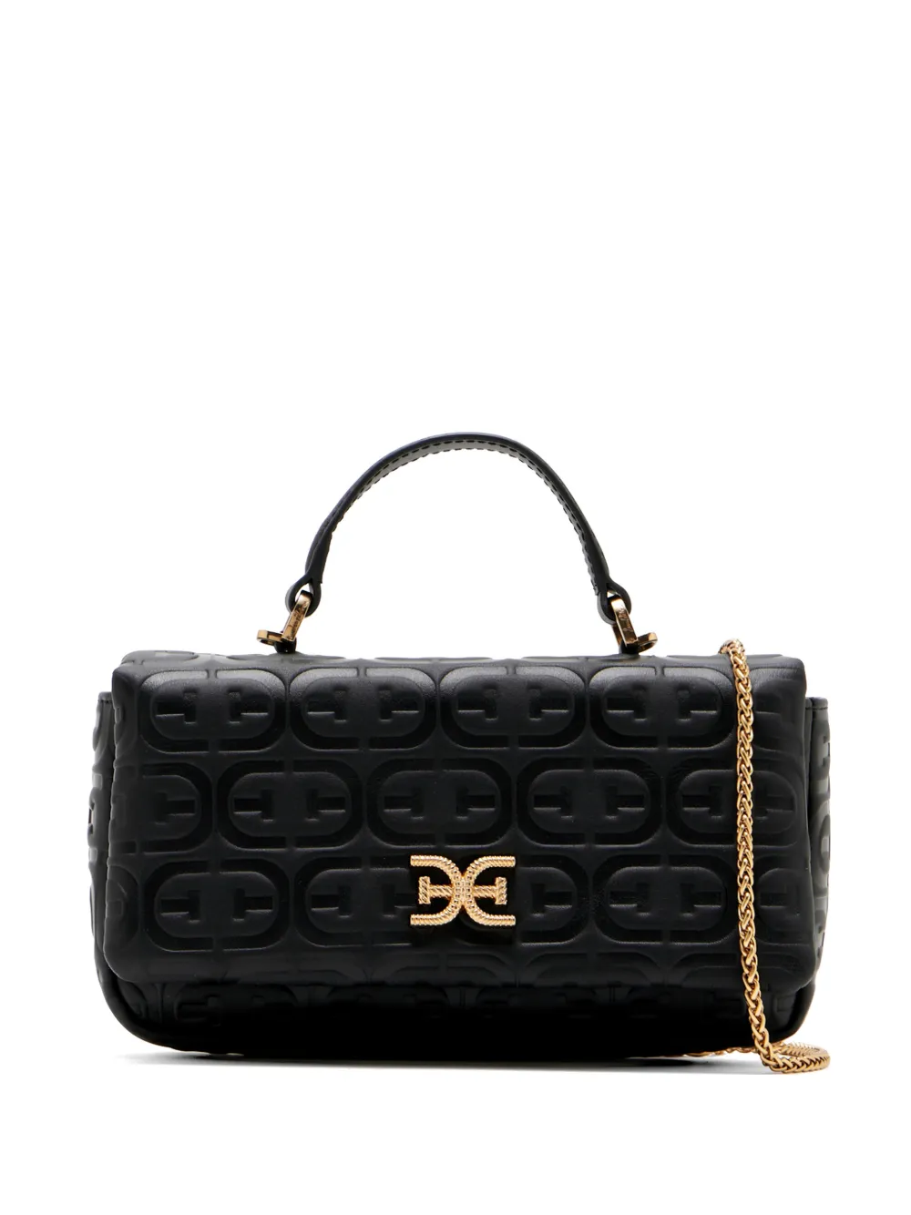 Sam Edelman Kia logo-appliqué crossbody bag - Nero