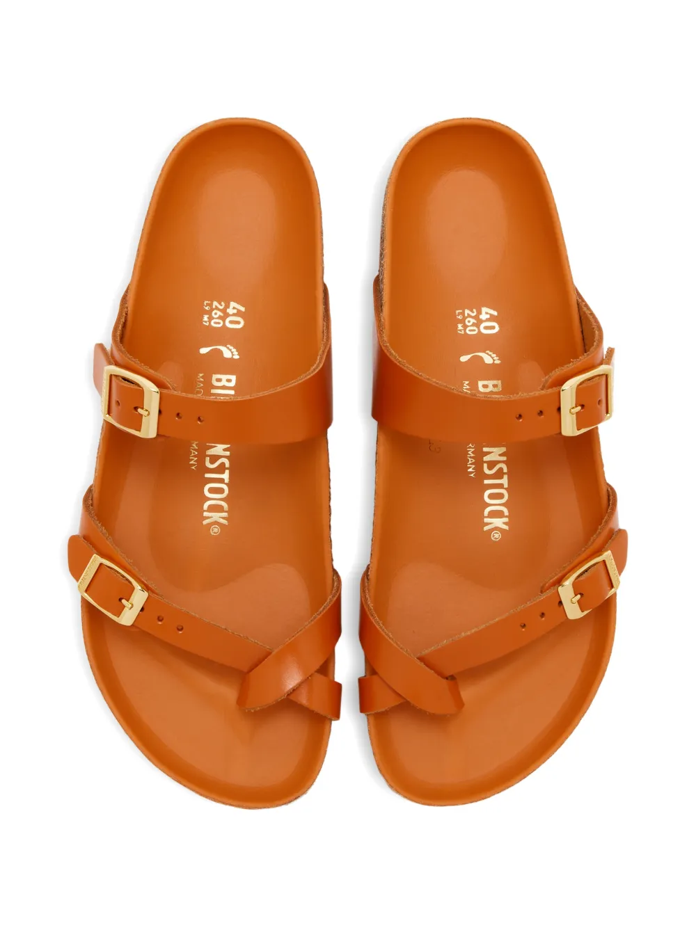 Birkenstock Mayari sandalen met gesp Oranje