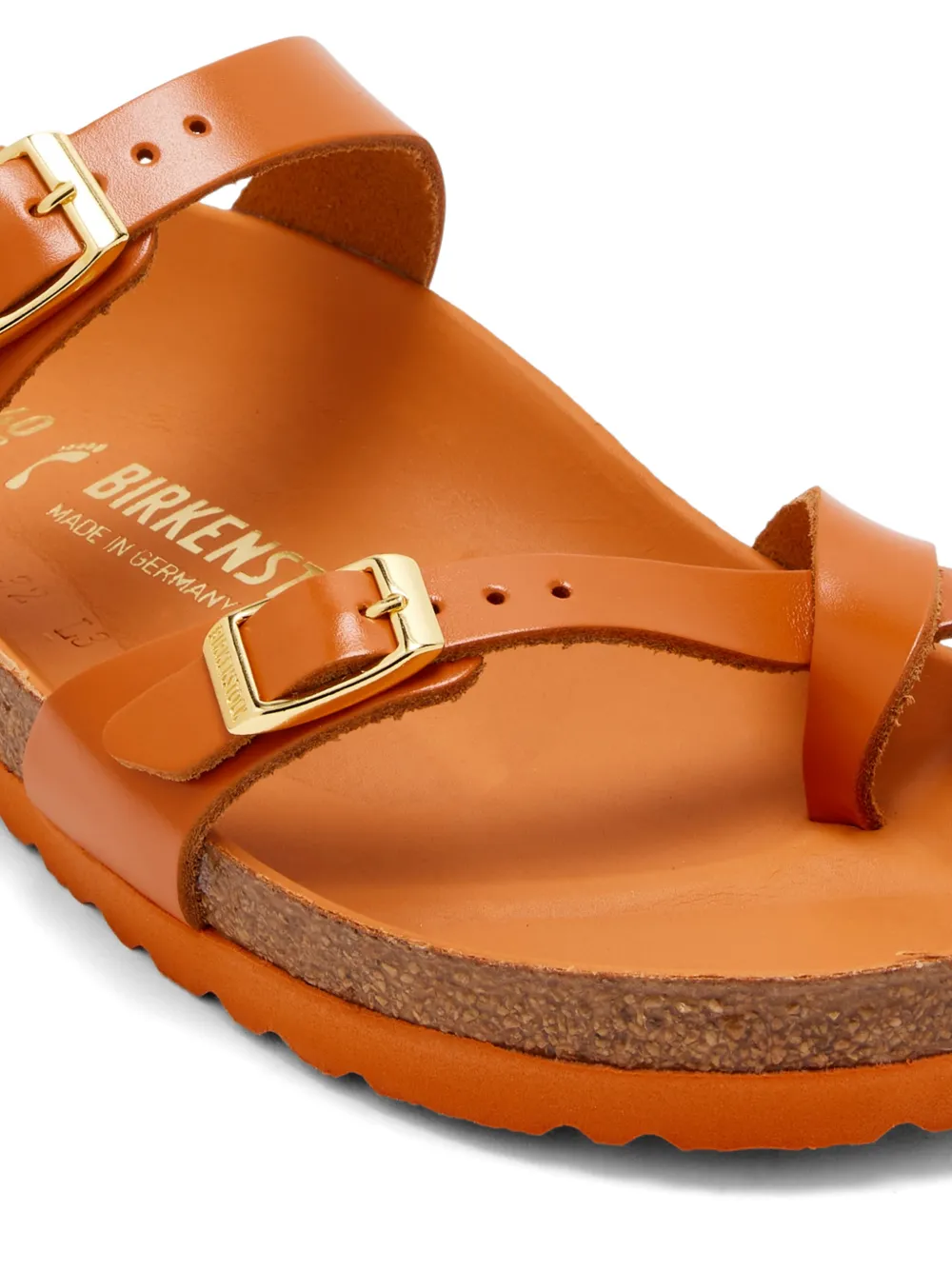 Birkenstock Mayari sandalen met gesp Oranje