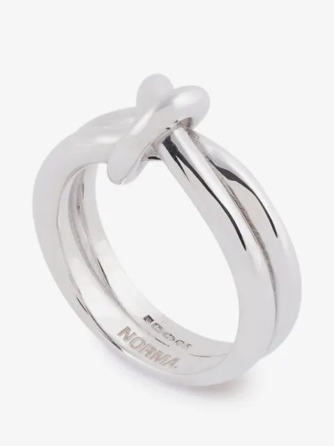 NORMA JEWELLERY anillo con detalle de nudo