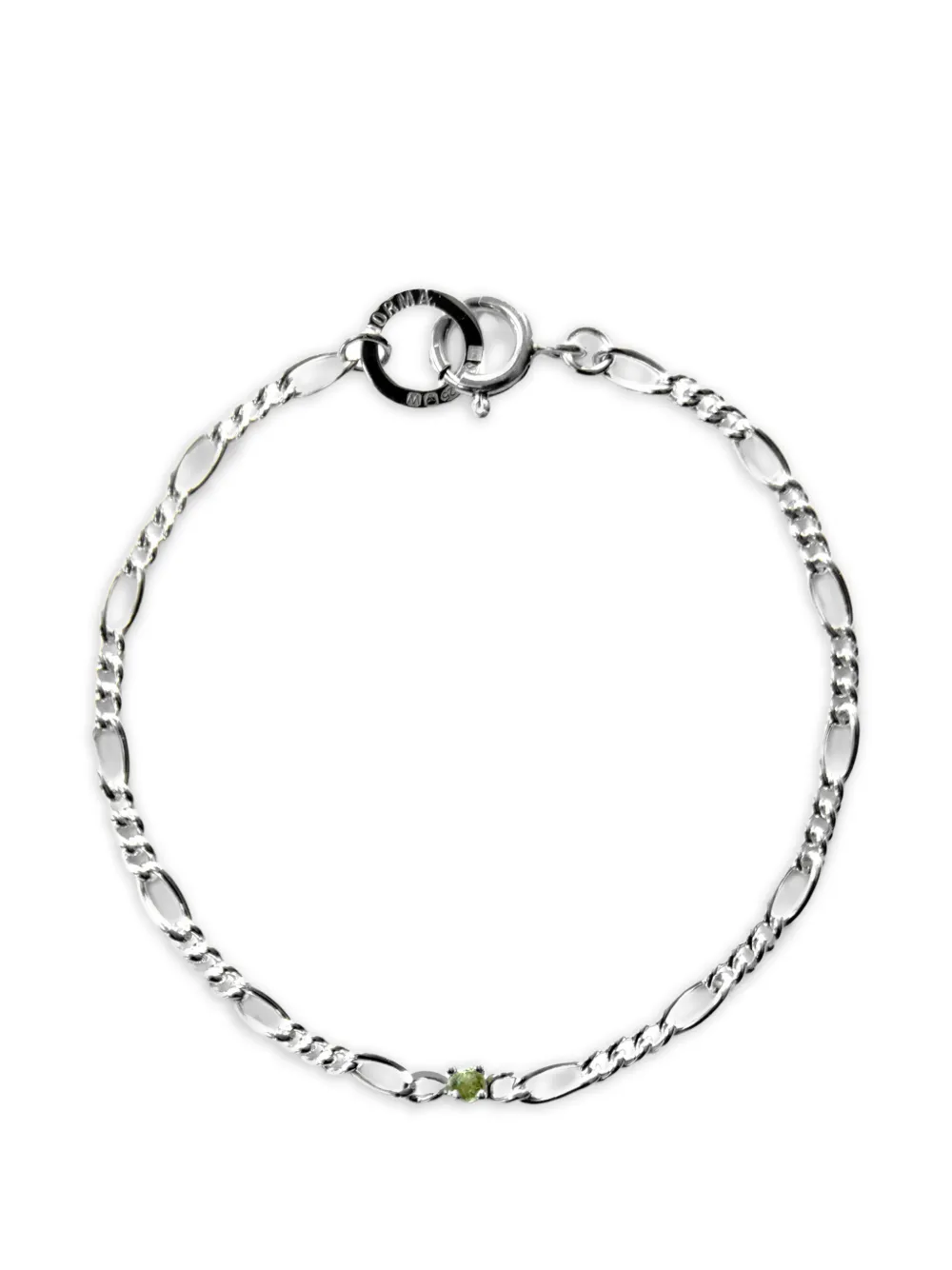 NORMA JEWELLERY Bracciale con peridoto - Argento
