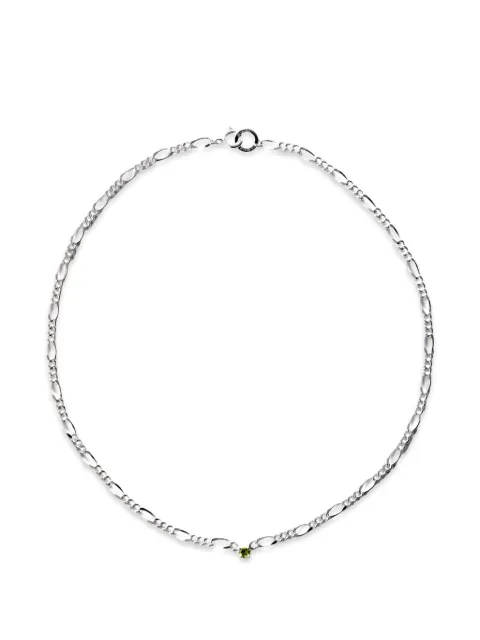 NORMA JEWELLERY Peridot round-cut necklace