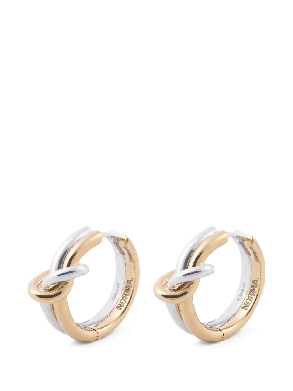 NORMA JEWELLERY Orecchini a cerchio Hydra - Argento