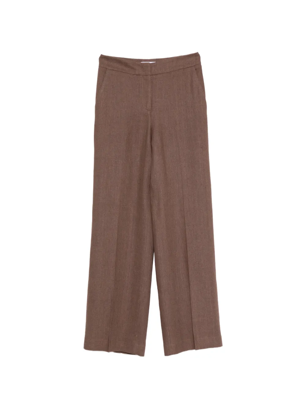 Via Masini 80 wide-leg trousers - Marrone
