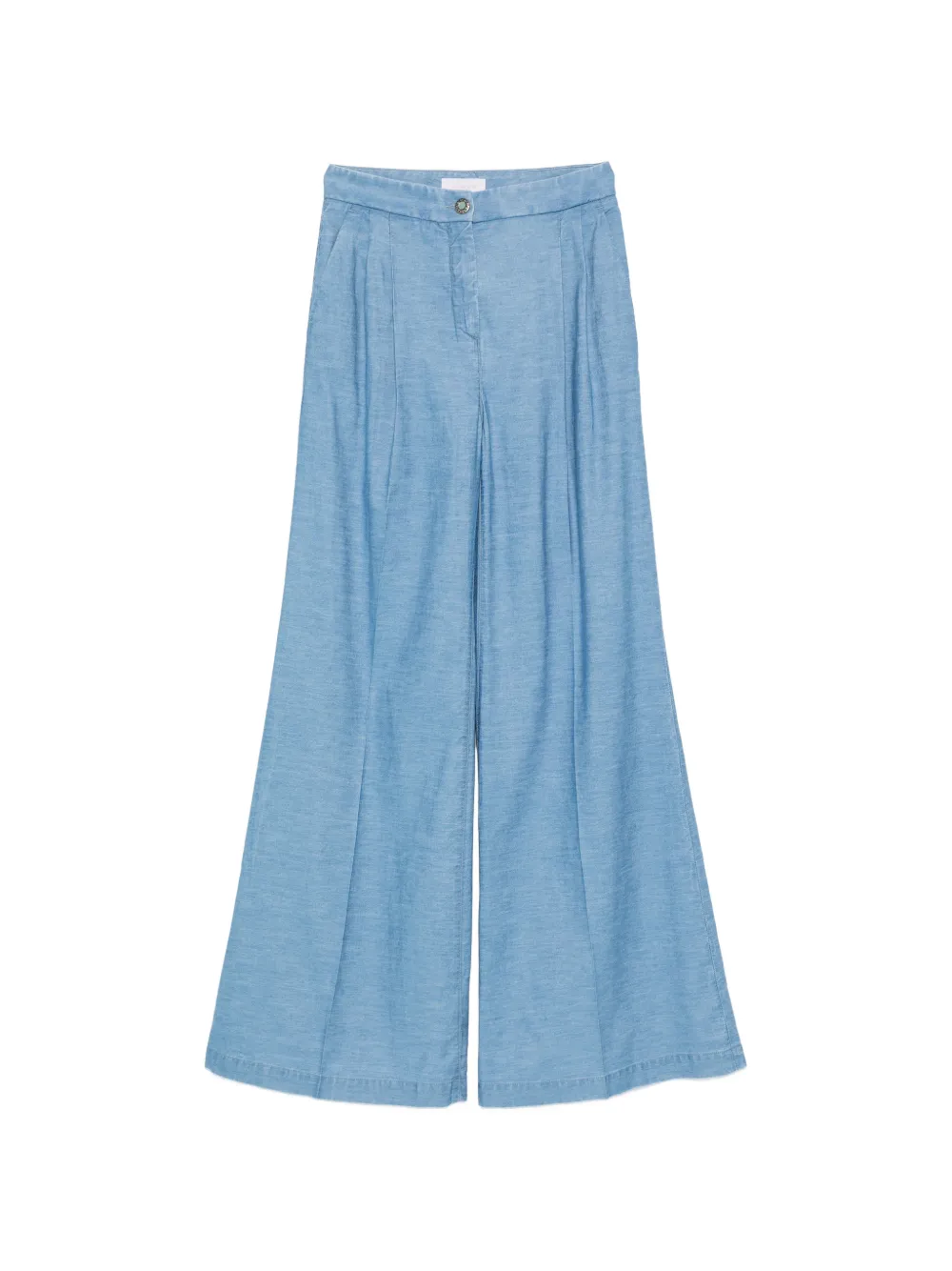Via Masini 80 wide-leg trousers - Blu