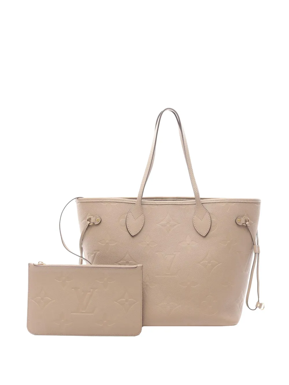 Louis Vuitton Pre-Owned 2021-2026 Monogram Giant Empreinte Neverfull MM tote bag - Marrone