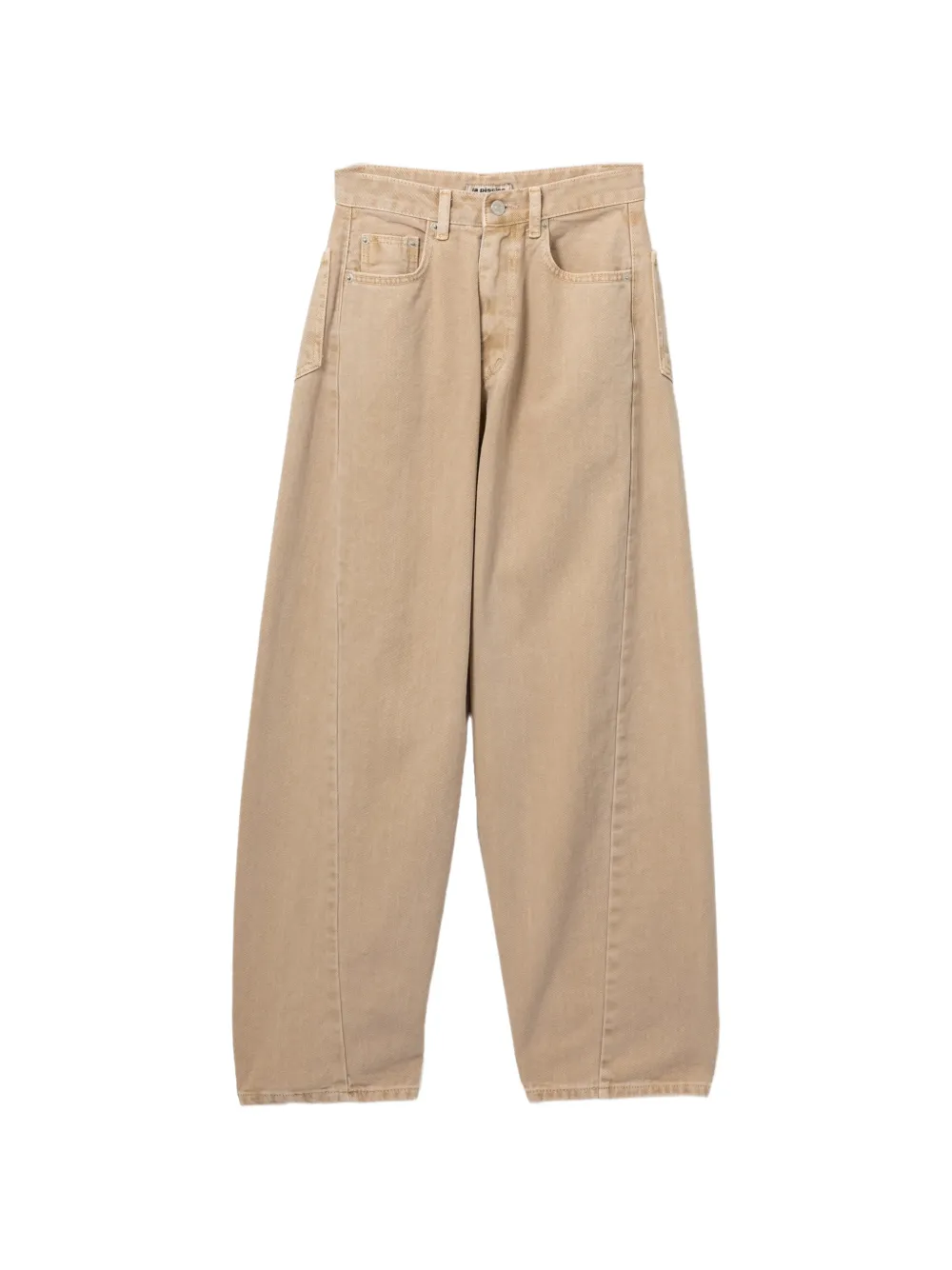 La Piscine asymmetric denim jeans - Toni neutri