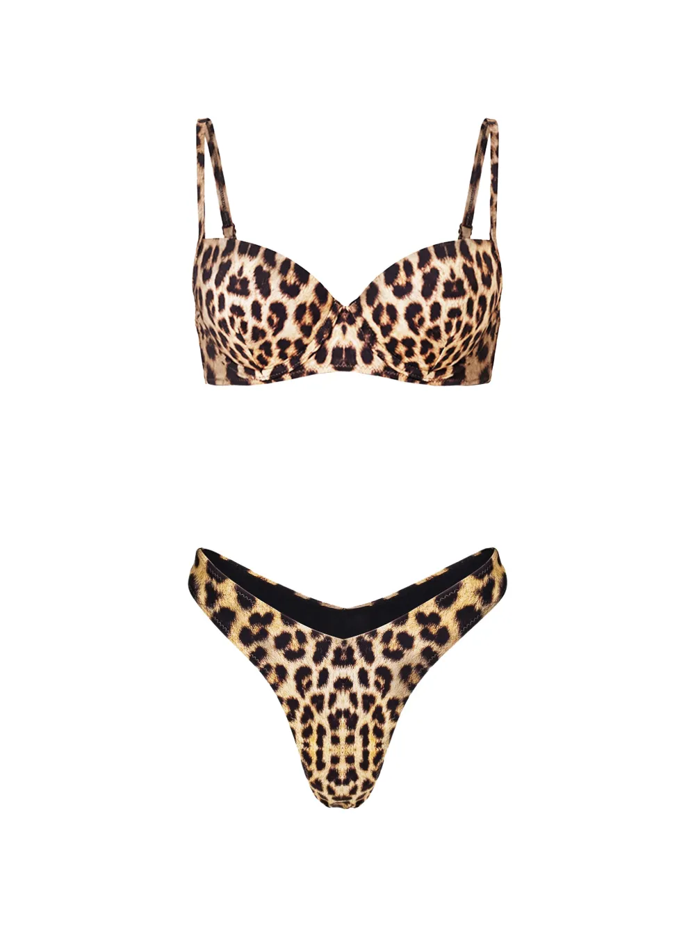 Noire Swimwear Leopard bikini - Nude