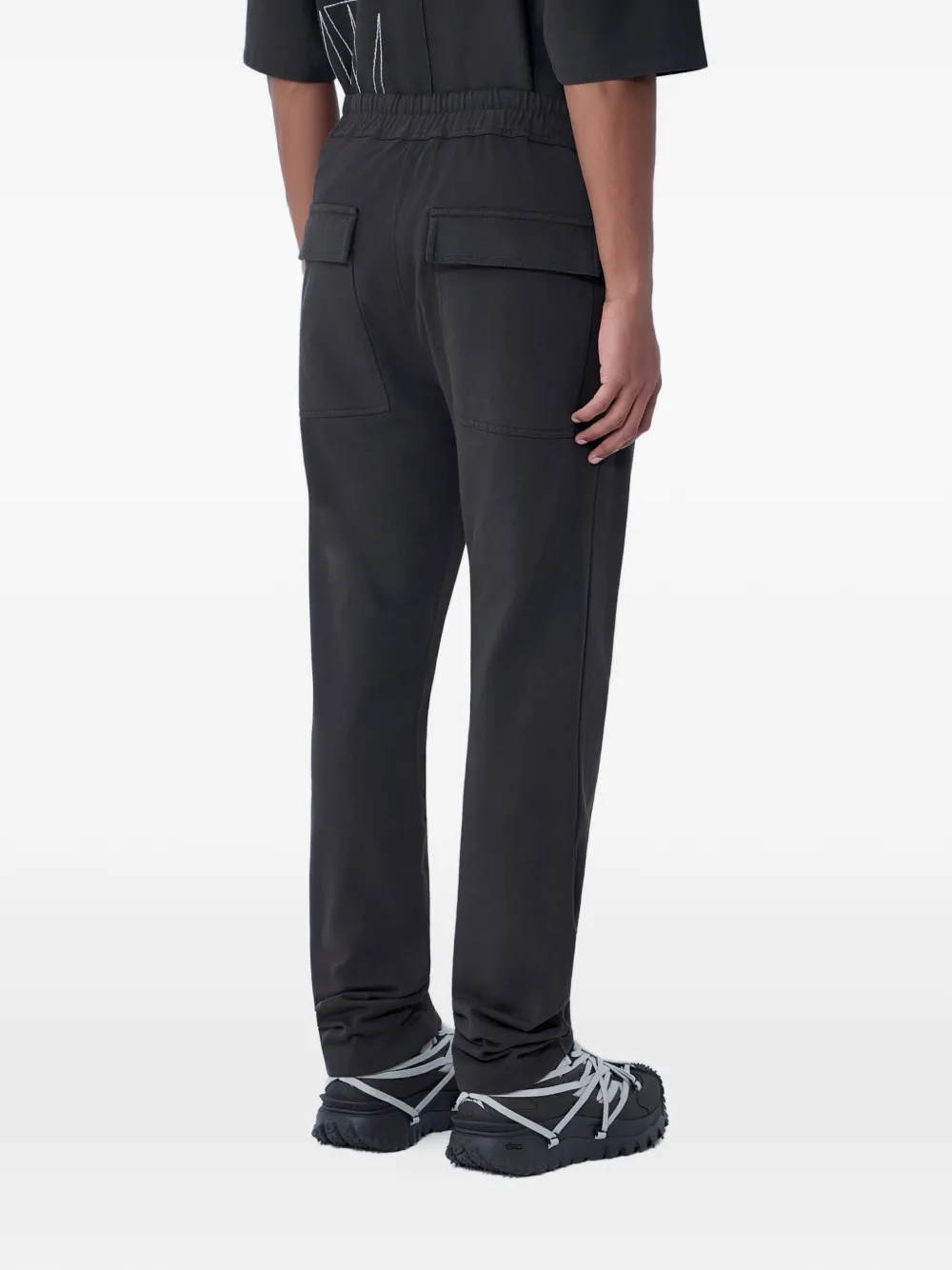 Moncler Broek met logo Grijs