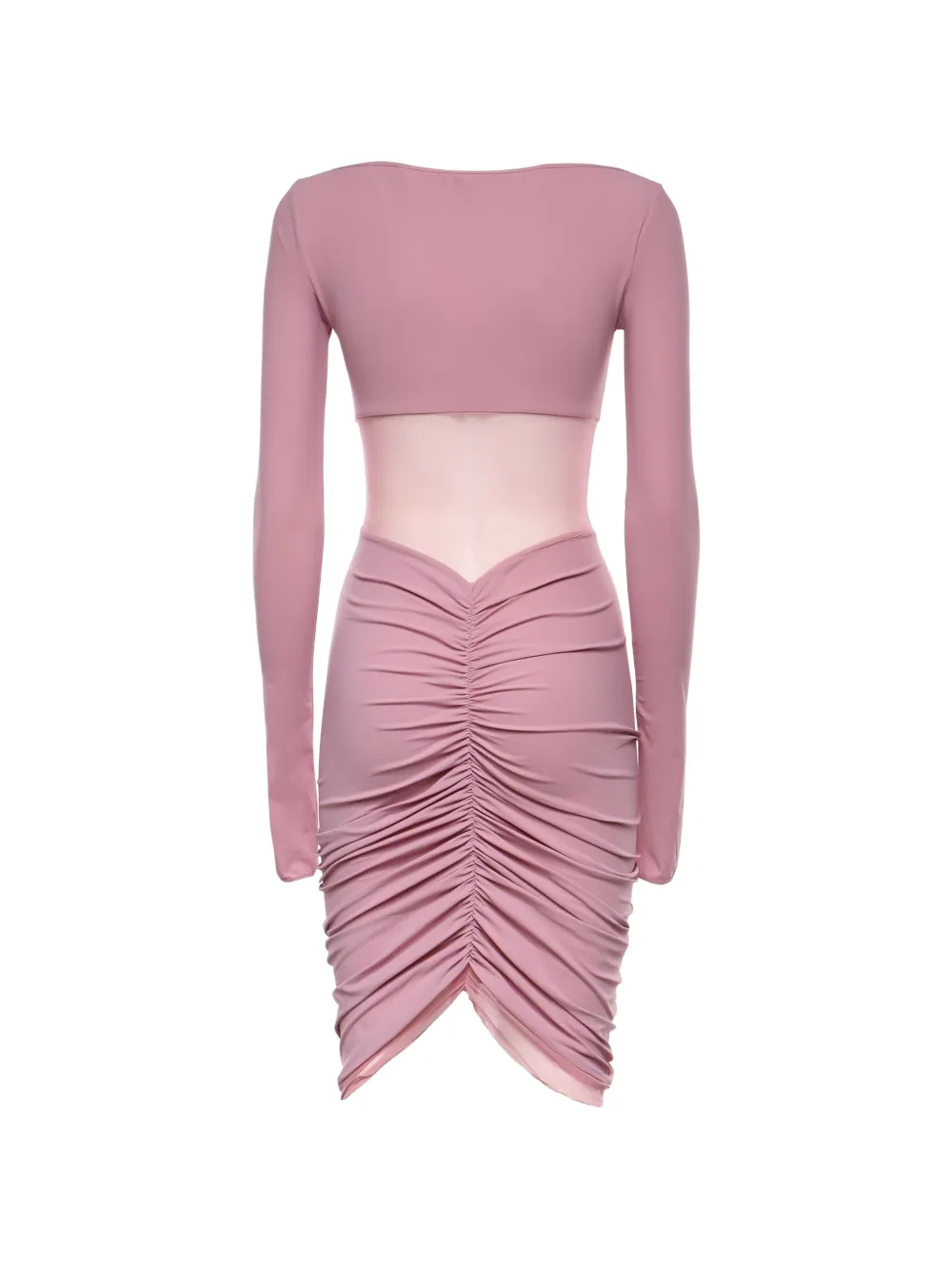 Nensi Dojaka Mini-jurk met ruches Roze