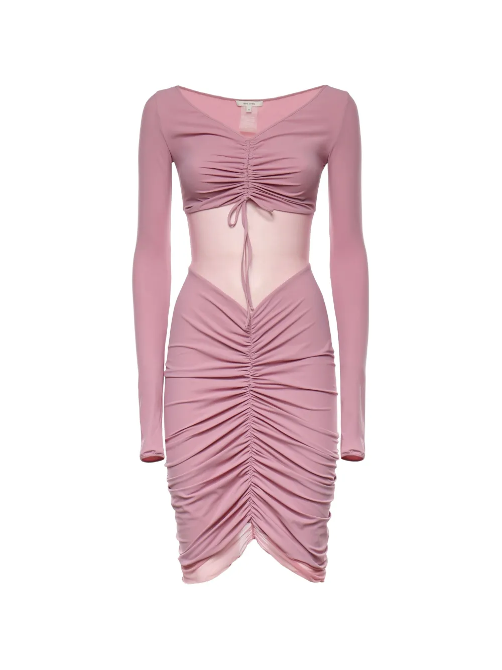 Nensi Dojaka ruched mini dress - Rosa