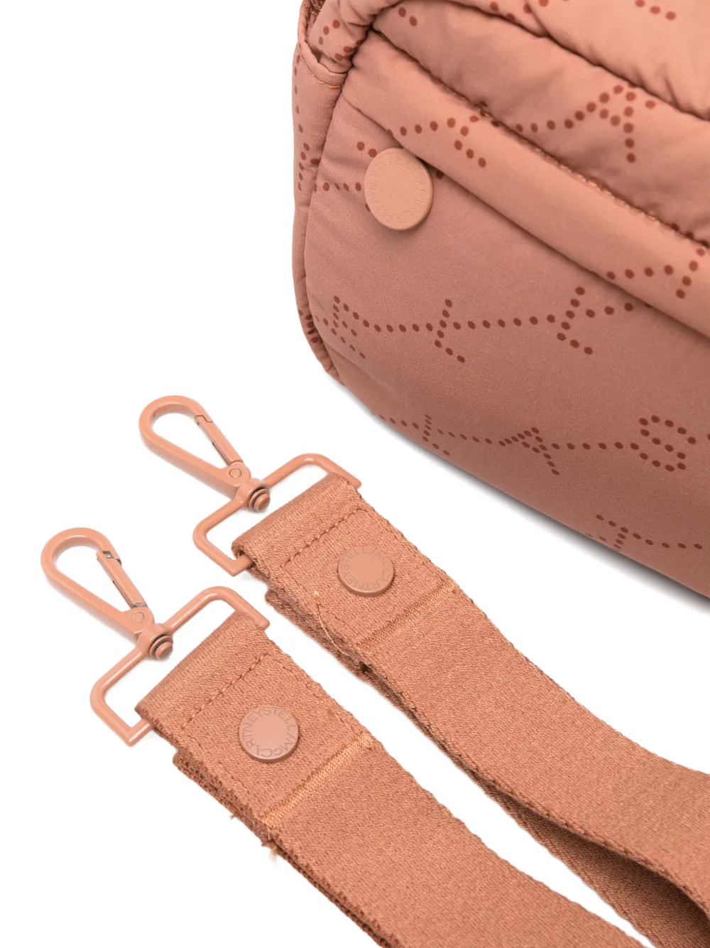  Stella Mccartney Kids Diaper Dotted-logo Crossbody Bag - Neutrals 