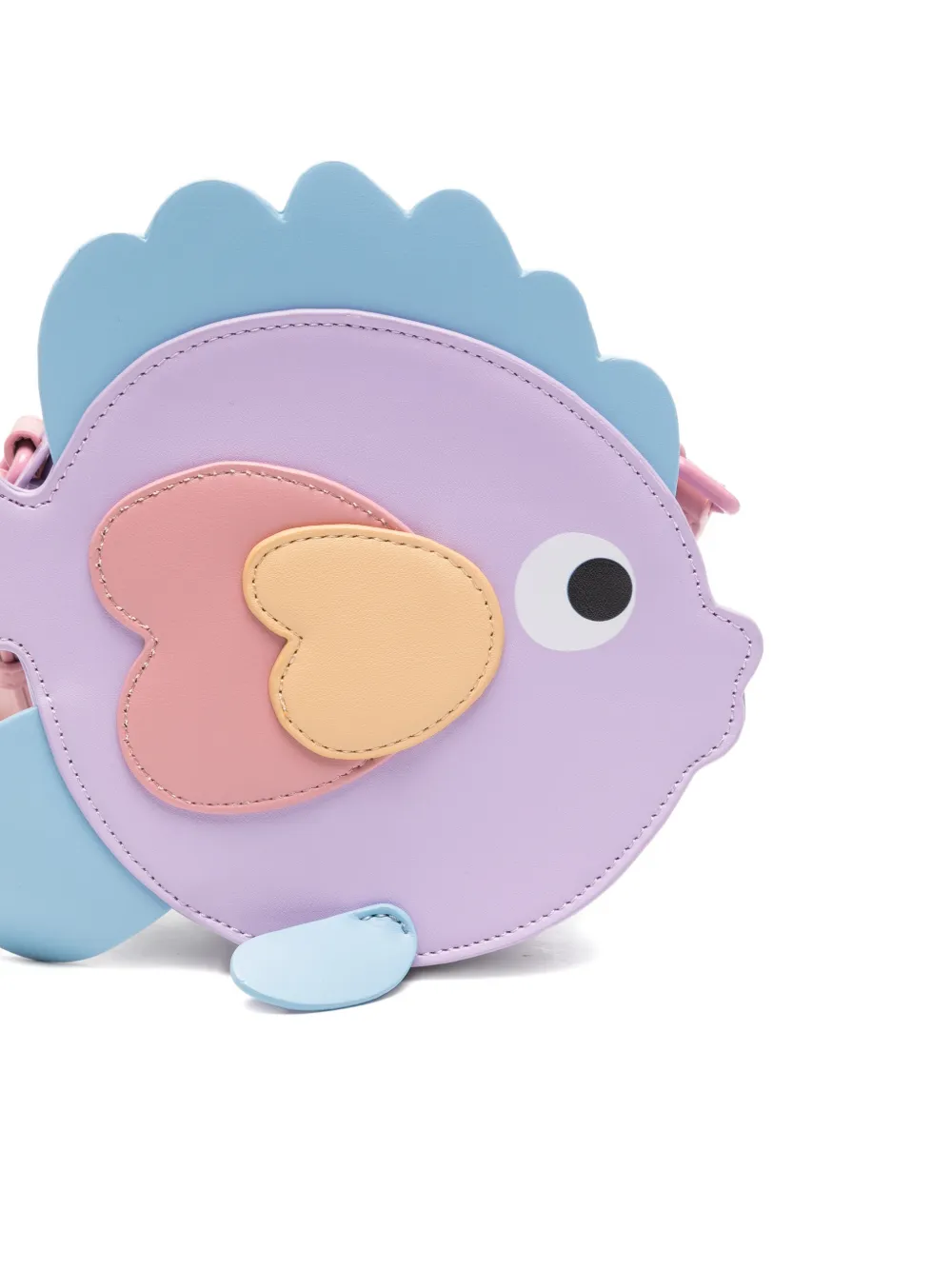  Stella Mccartney Kids Fish-appliqué Shoulder Bag - Purple 