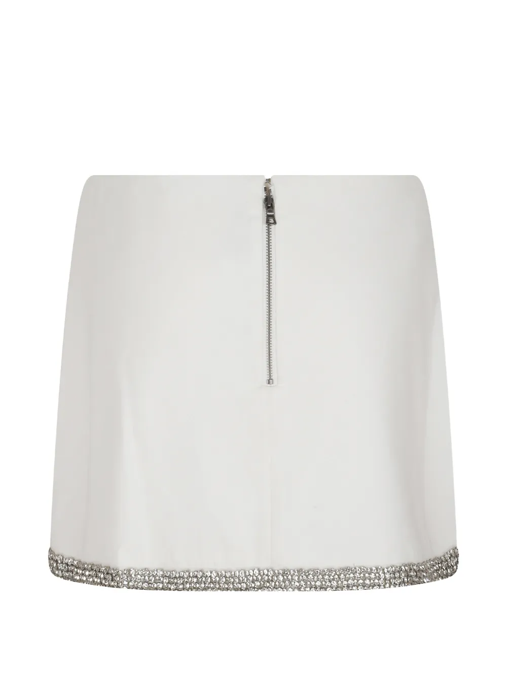  Alice + Olivia Embellished Mini Skirt - White 