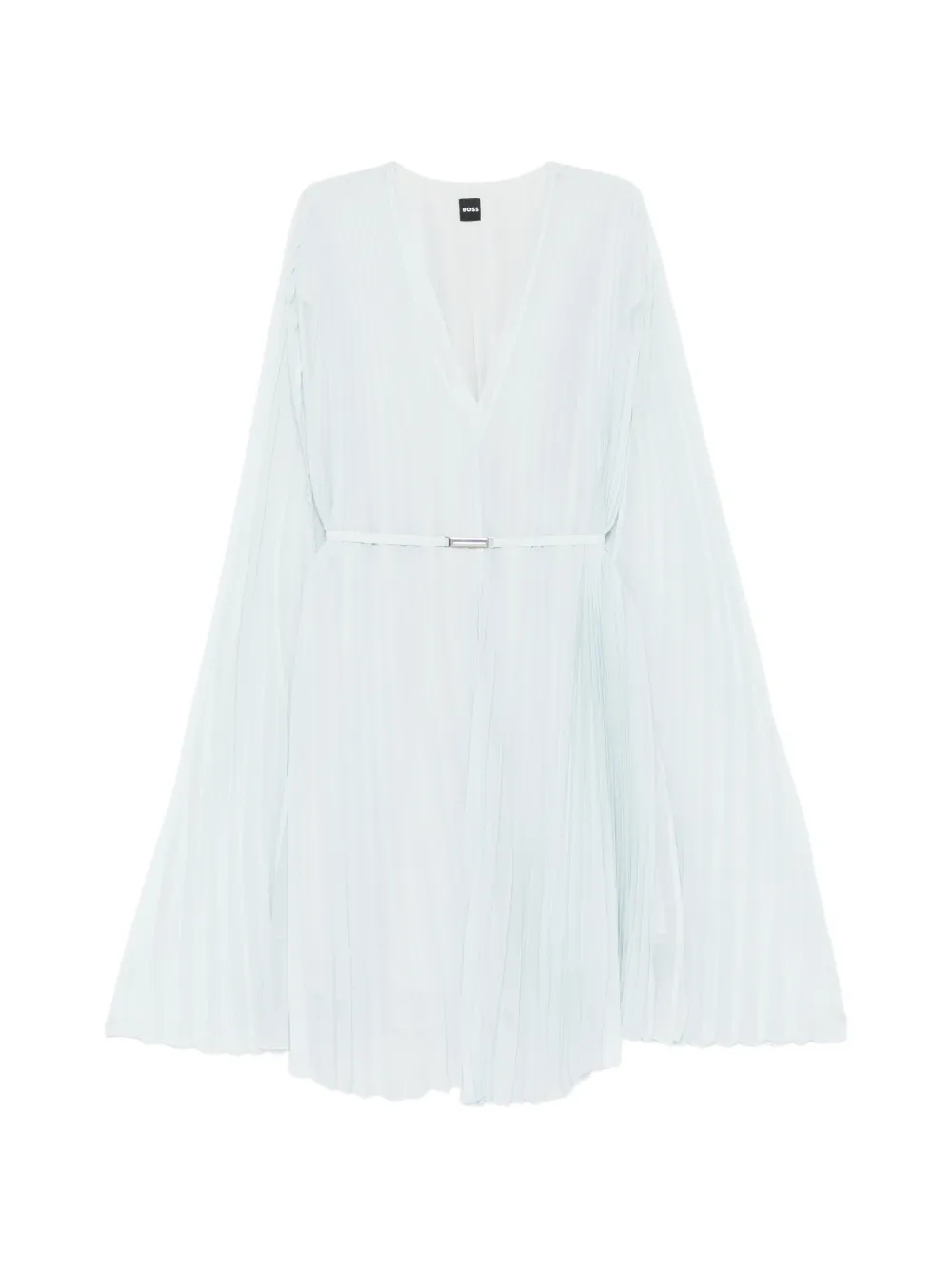 BOSS Abito midi Doplisse con scollo a V - Blu