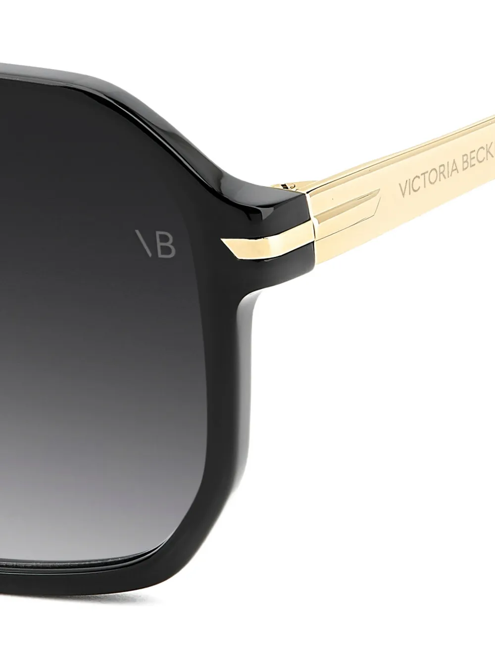 Victoria Beckham Eyewear Zonnebril met piloten montuur Zwart