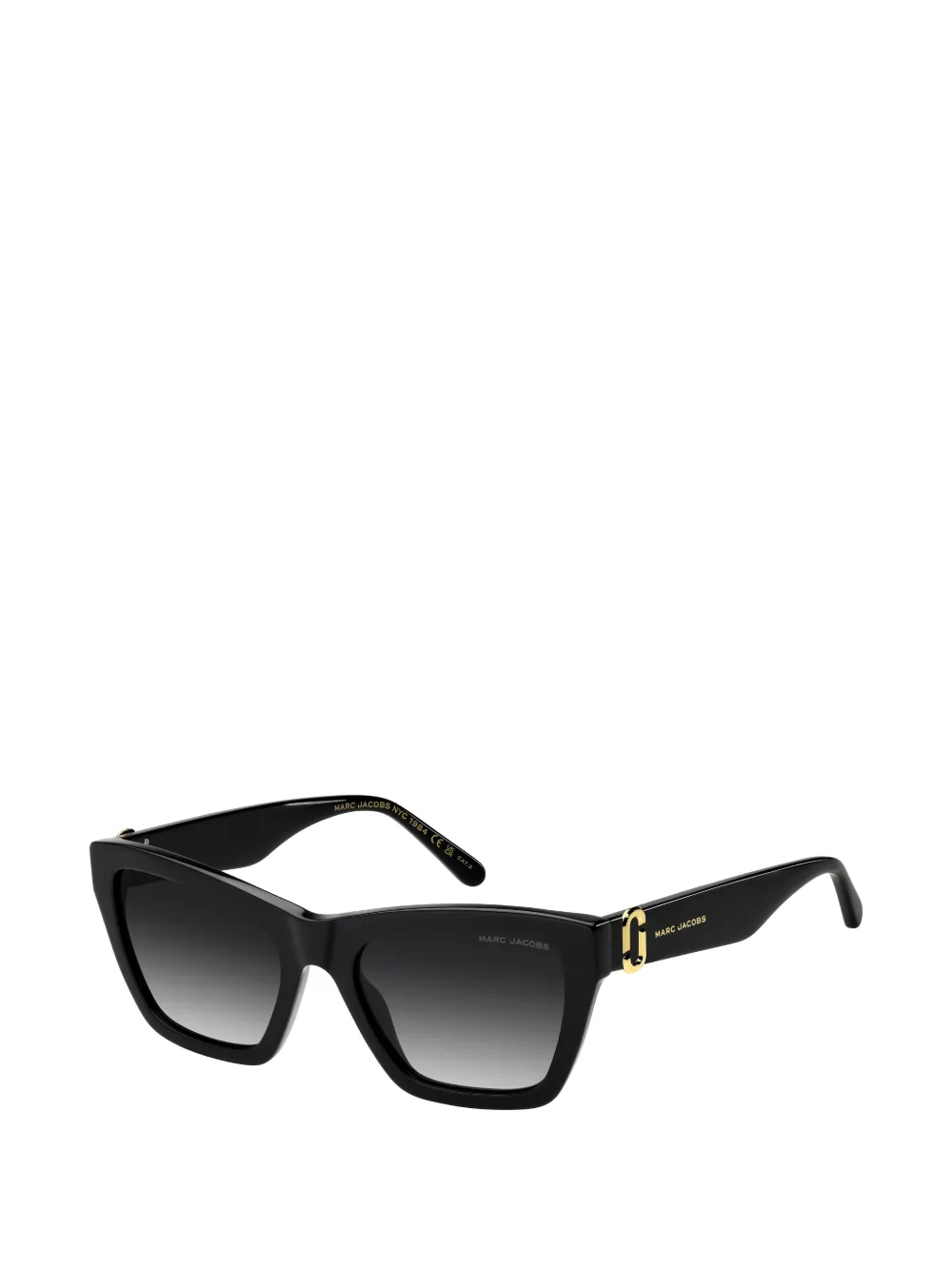  Marc Jacobs Eyewear Logo Sunglasses - Black 