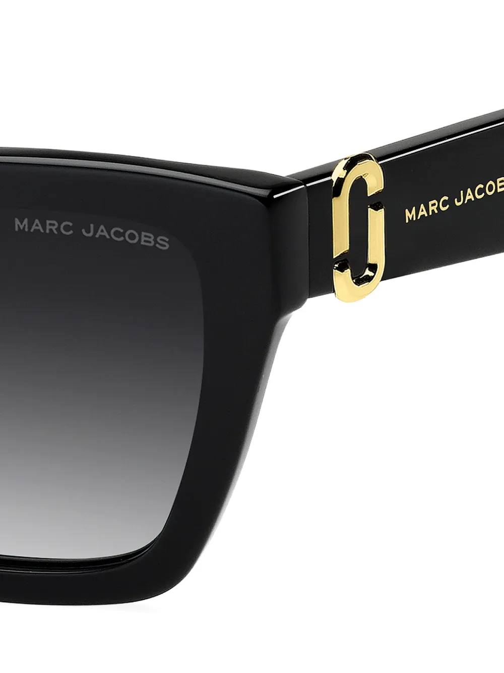  Marc Jacobs Eyewear Logo Sunglasses - Black 