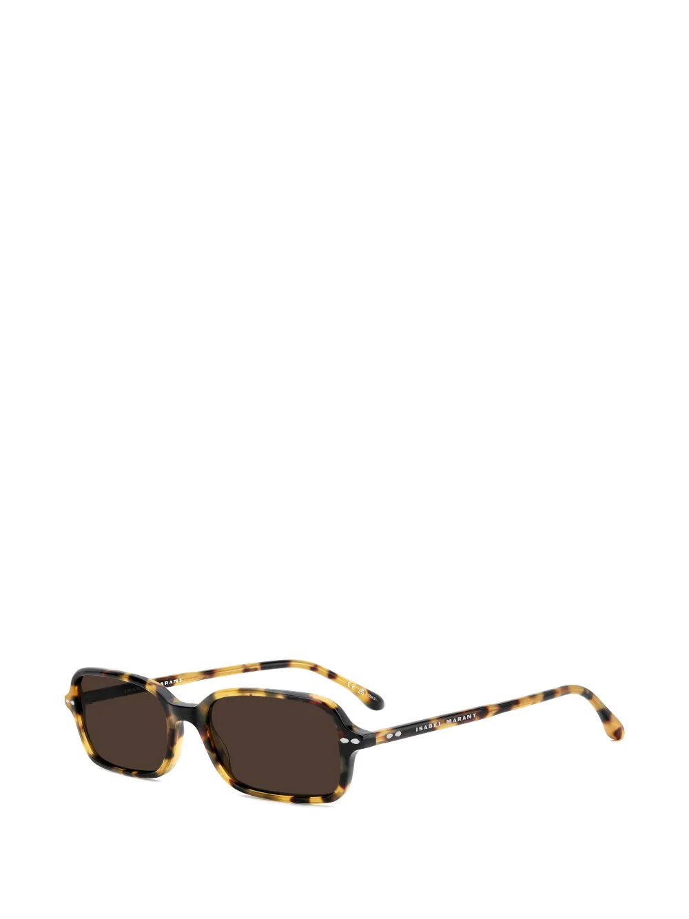 Isabel Marant Eyewear Zonnebril met geometrisch montuur Bruin