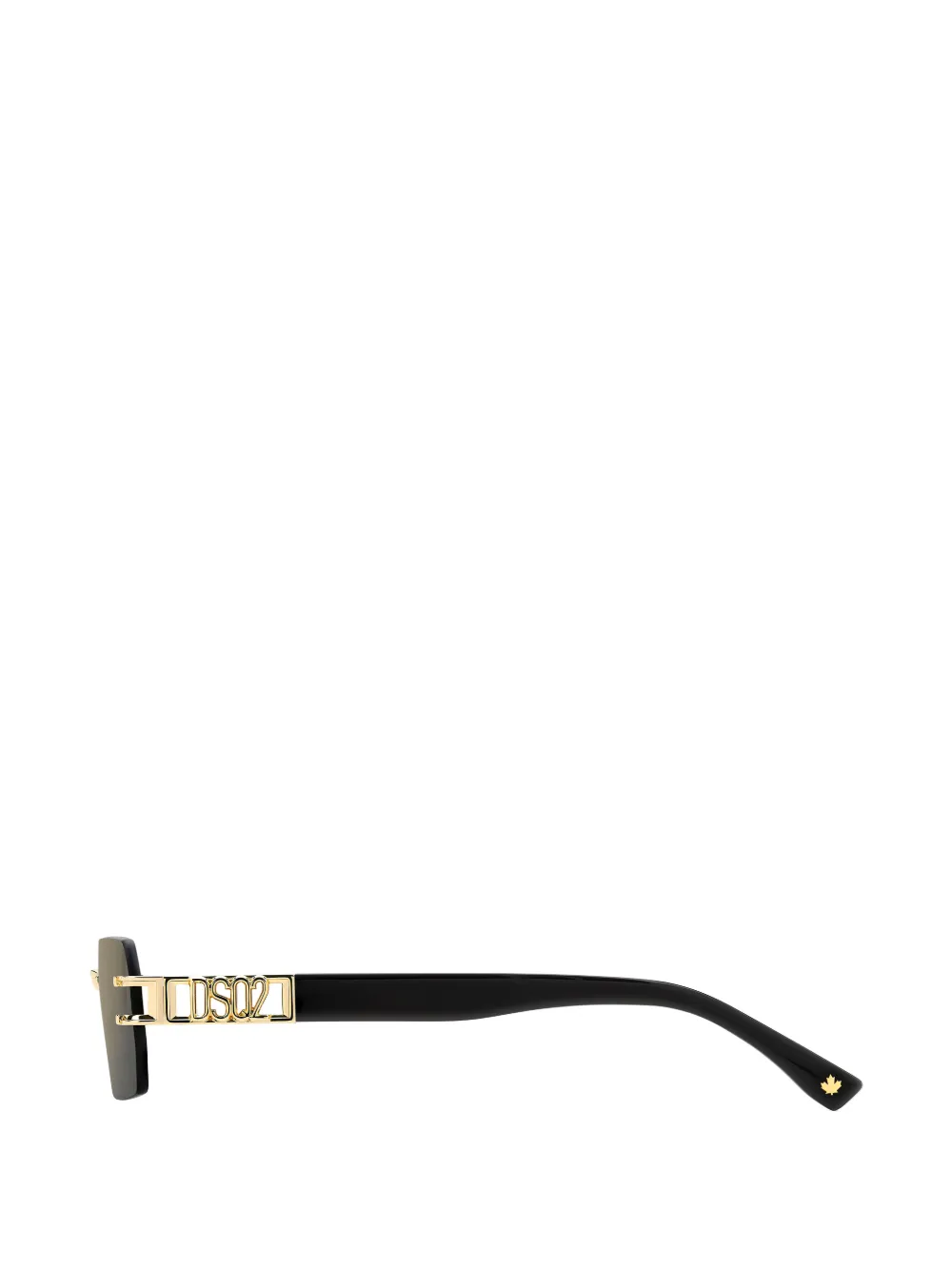 DSQUARED2 EYEWEAR Zonnebril met rechthoekig montuur Goud