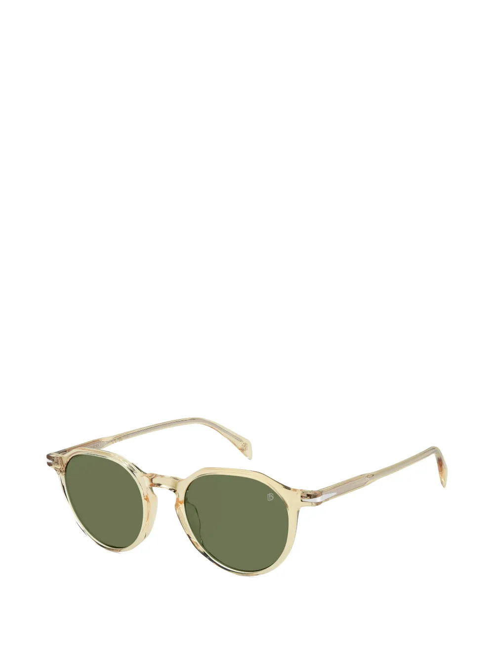 Eyewear by David Beckham Zonnebril met rond montuur Beige