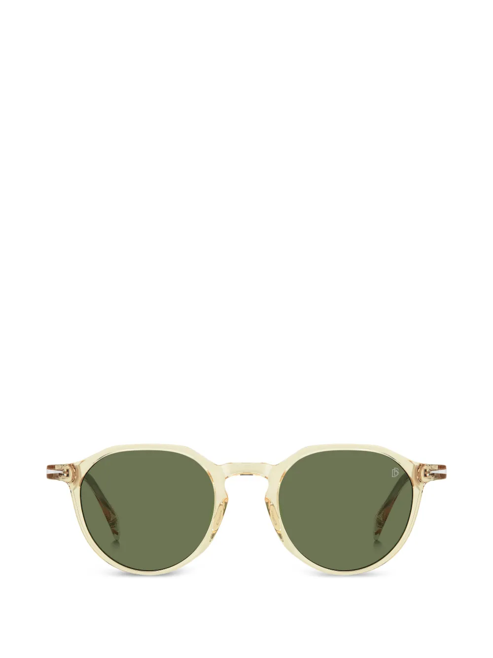 Eyewear by David Beckham Zonnebril met rond montuur Beige