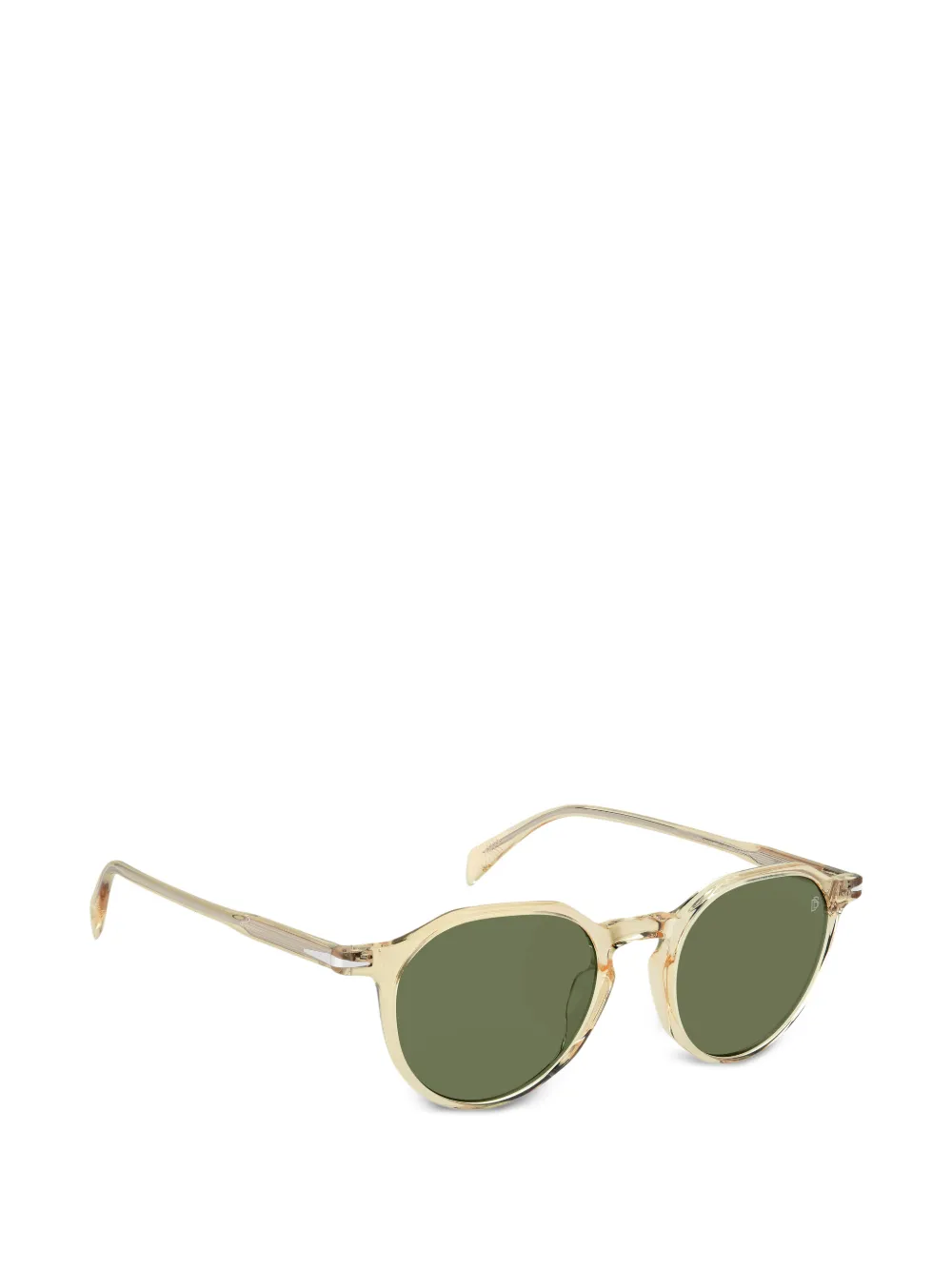 Eyewear by David Beckham Sonnenbrille mit rundem Gestell - Nude