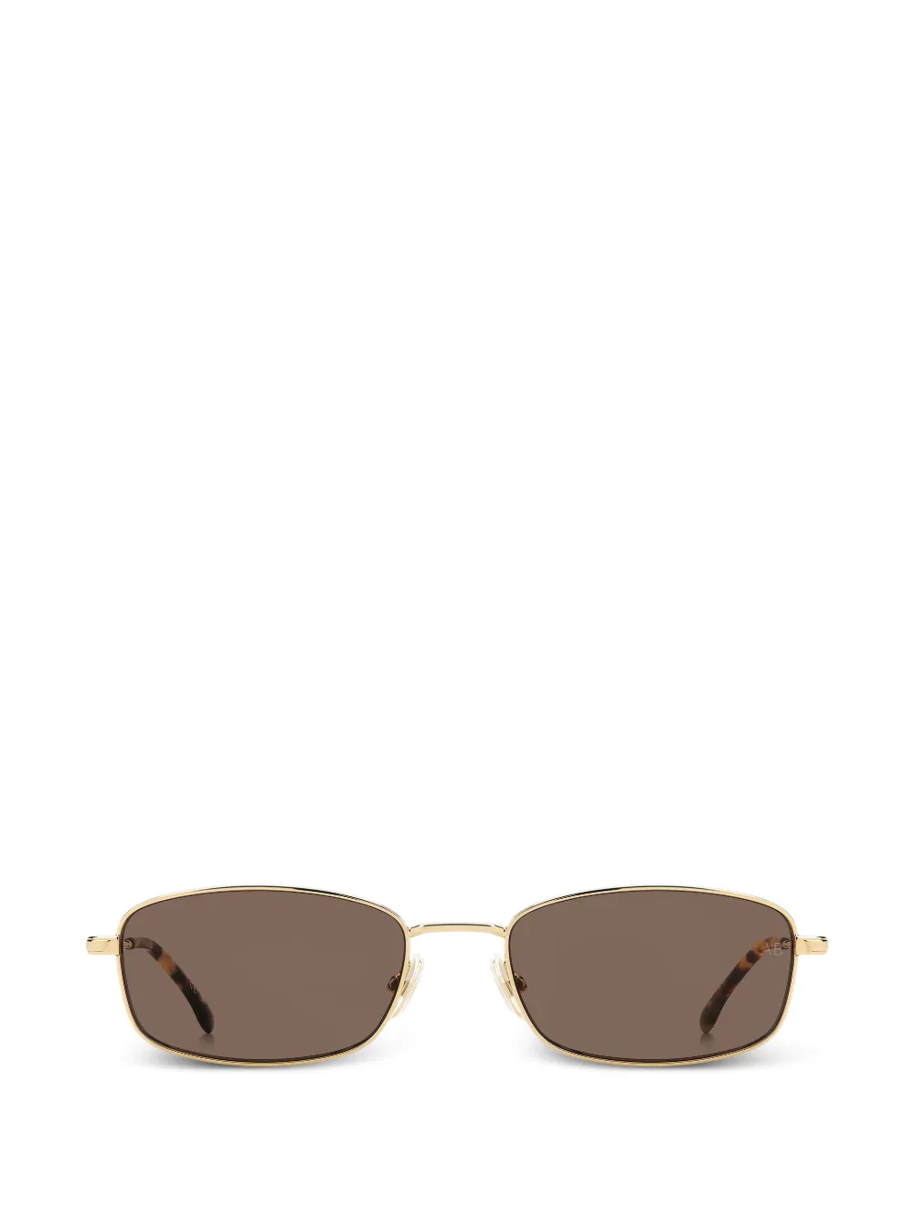 Victoria Beckham Eyewear rectangular-frame sunglasses - Oro