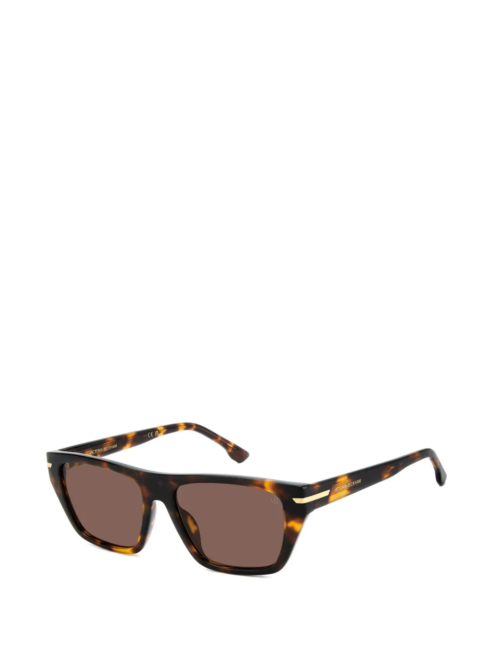 Victoria Beckham Eyewear Zonnebril met cat-eye montuur Bruin