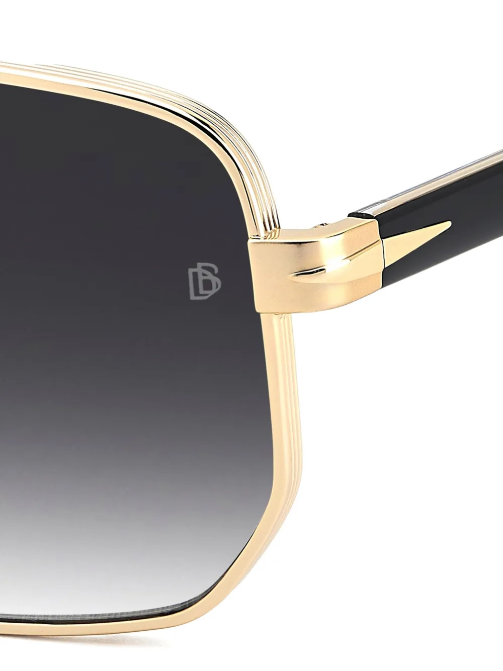 Eyewear by David Beckham Browline zonnebril Goud