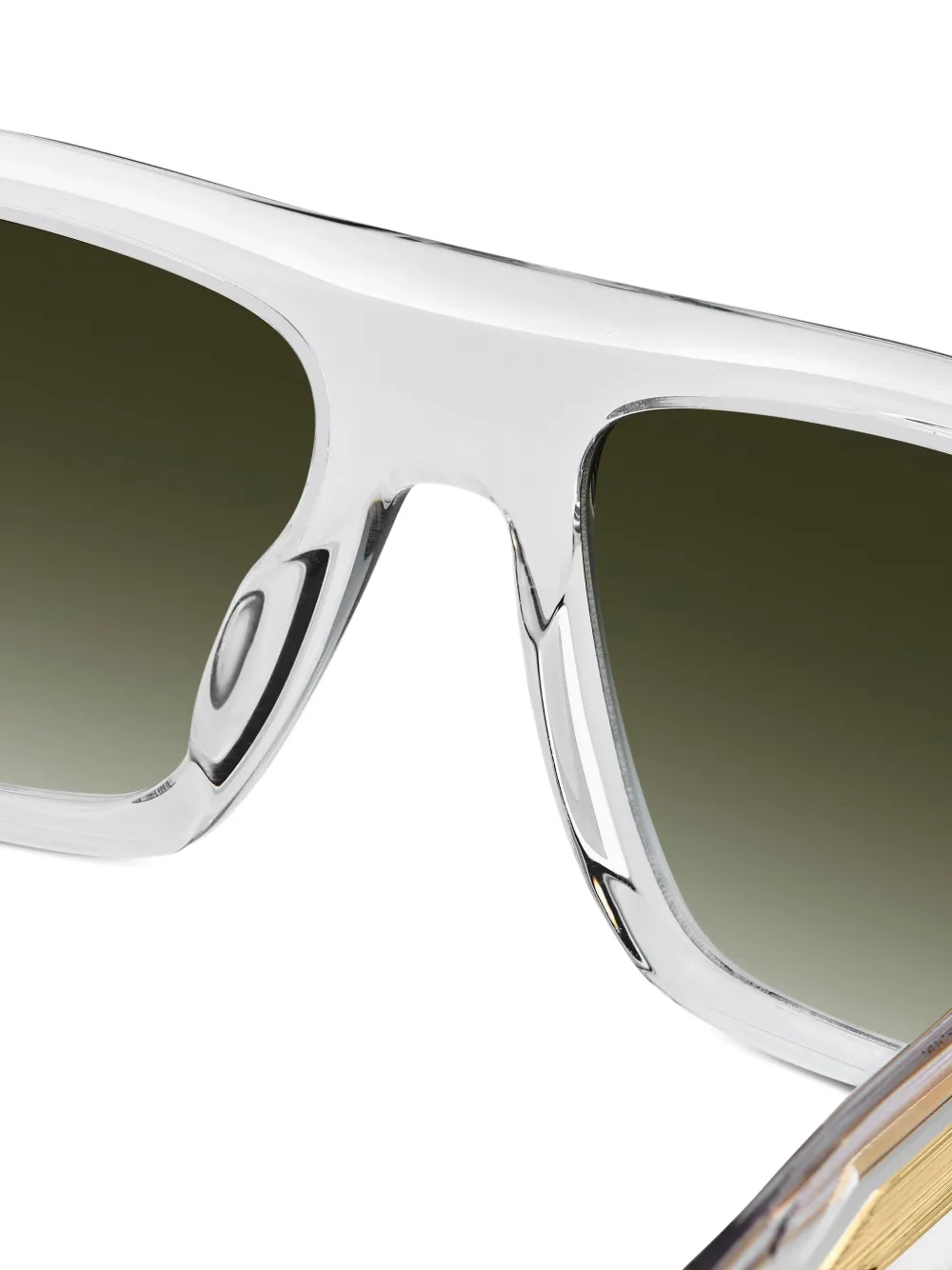 Eyewear by David Beckham Zonnebril met vierkant montuur Wit