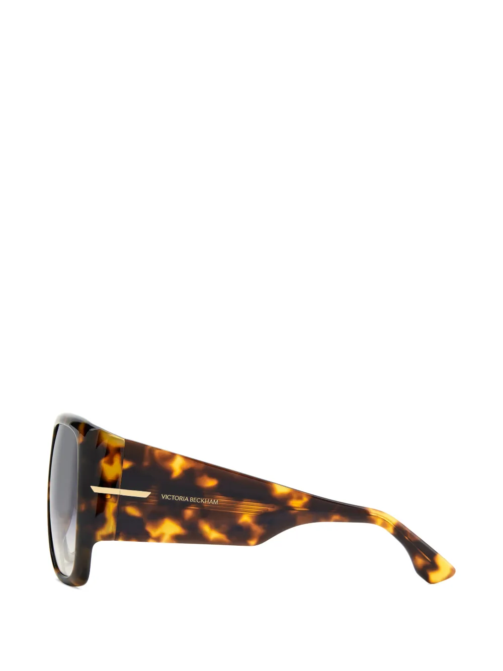  Victoria Beckham Eyewear Square-frame Sunglasses - Brown 