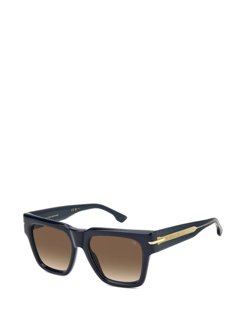 Victoria Beckham Eyewear Zonnebril met vierkant montuur Blauw
