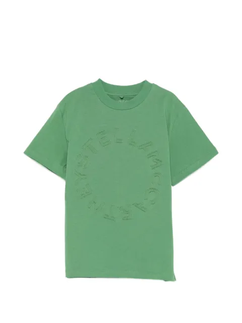Stella McCartney Kids camiseta con logo en relieve