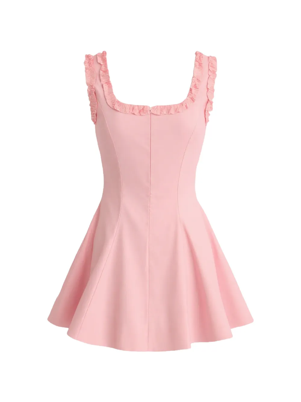 Tulleen Jurk met ruches Roze