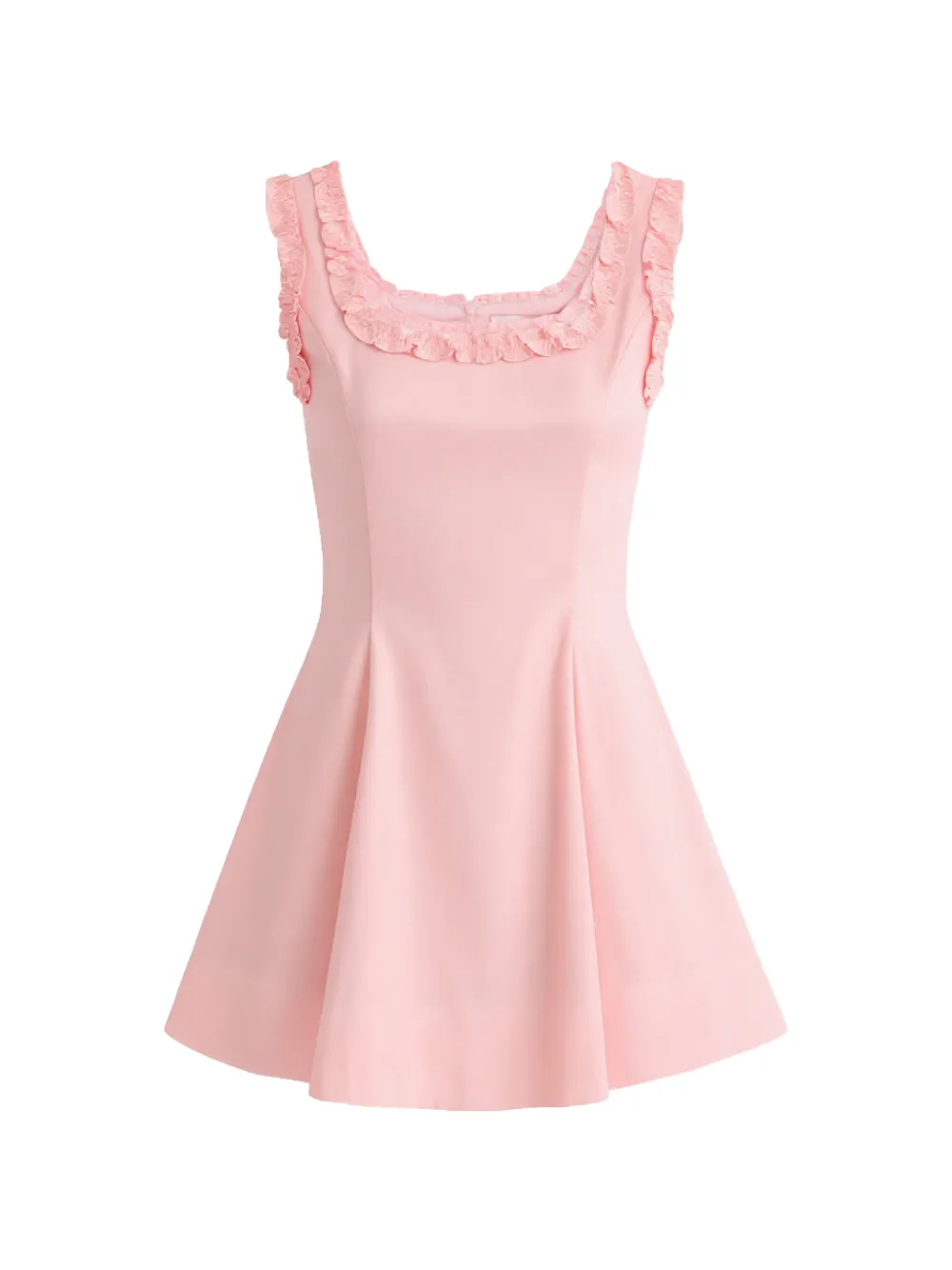 Tulleen ruffle-strap dress - Rosa