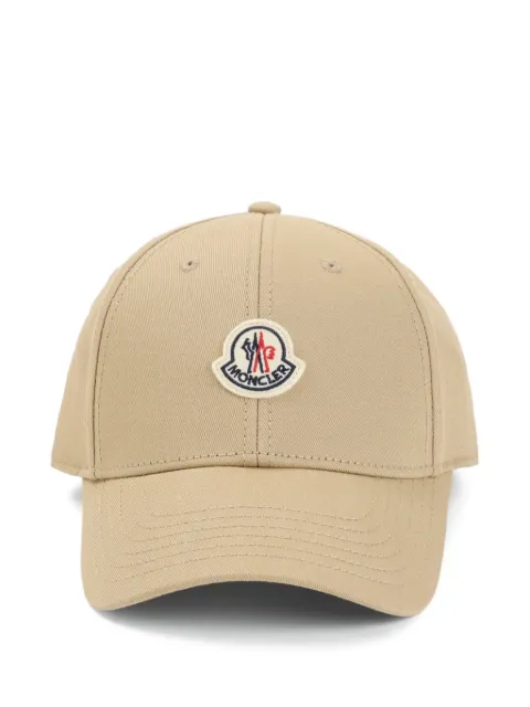 Moncler logo patch baseball cap