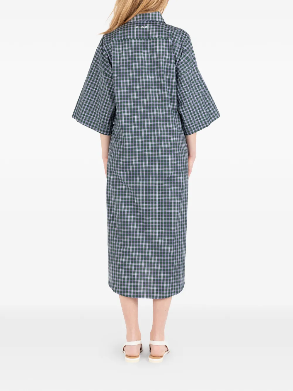 Société Anonyme Lotus midi-jurk Groen