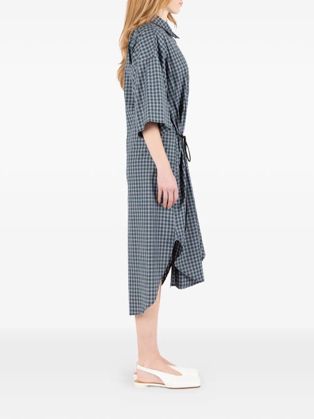 Société Anonyme Lotus midi-jurk Groen