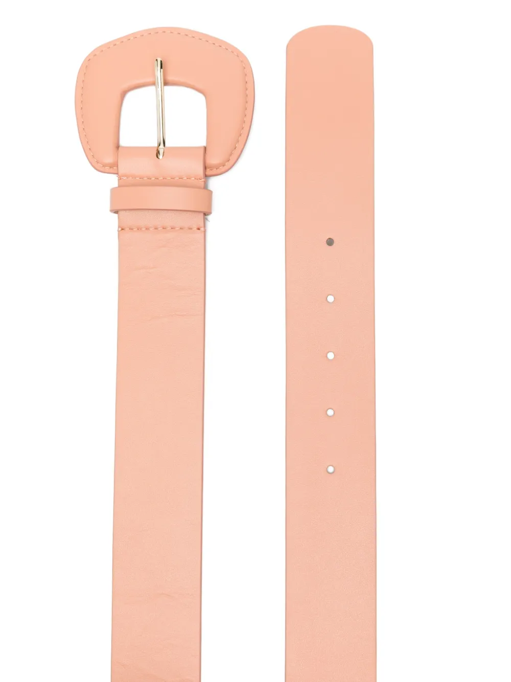  Niu Covered Buckle Belt - Pink 