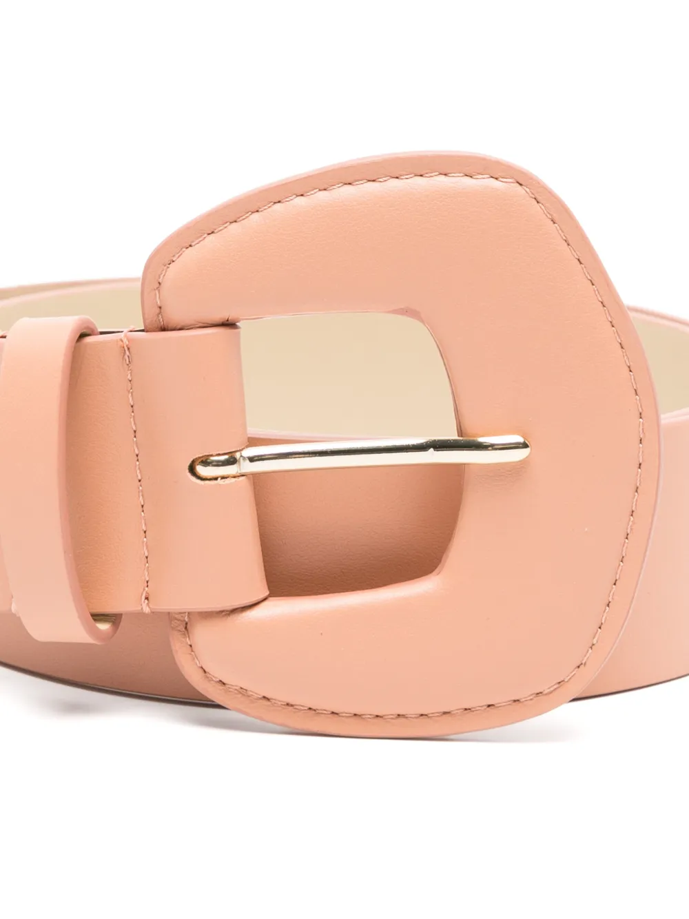  Niu Covered Buckle Belt - Pink 