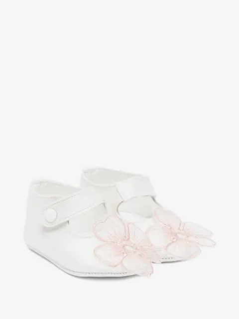 Simonetta ballerines à appliques fleurs