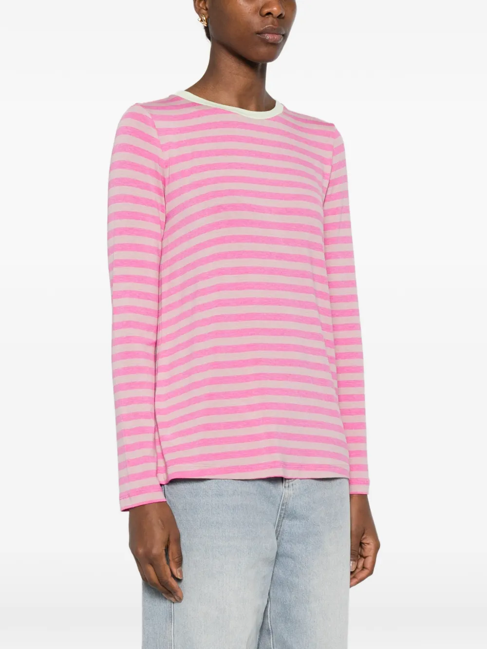  Niu Striped T-shirt - Pink 