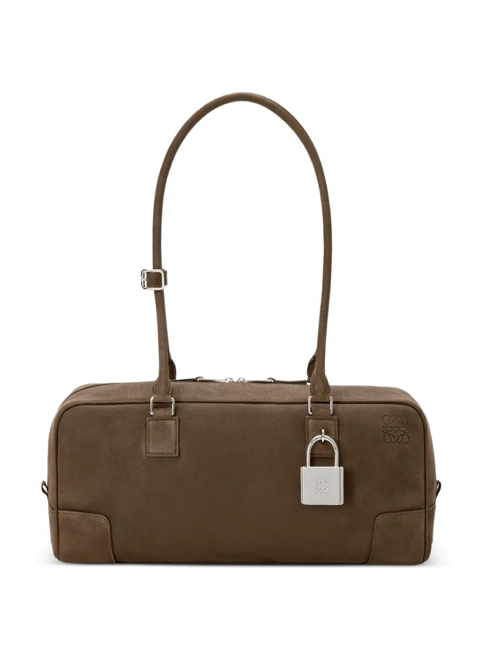 LOEWE Amazona 31 padlock tote bag - Marrone