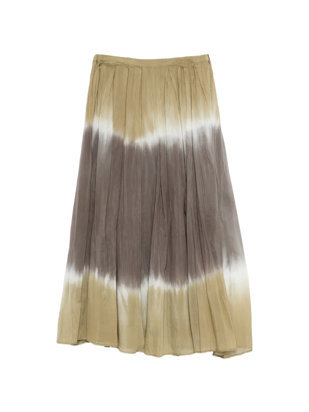 Roberto Collina dip-dye midi skirt - Verde