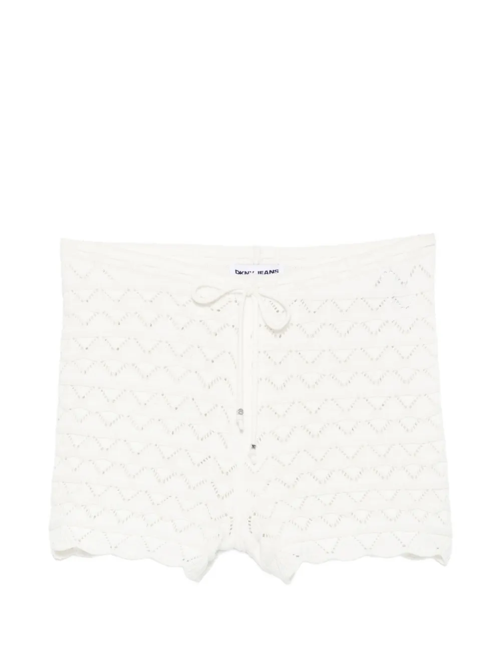 DKNY drawstring shorts - White